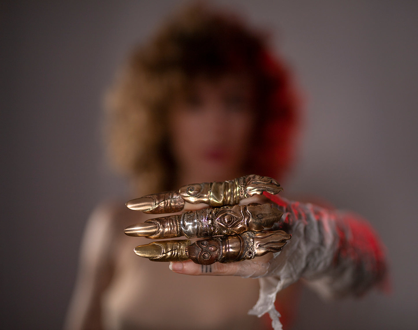 Mahakala sk ring. Silver. / Duzy pierscien. Srebro.