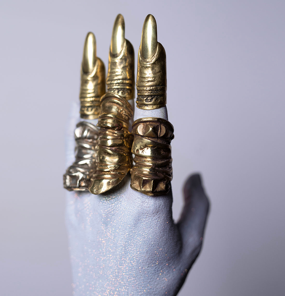 Organic spike Raw Ring. Silver. / Pierscien cwiek. Srebro.