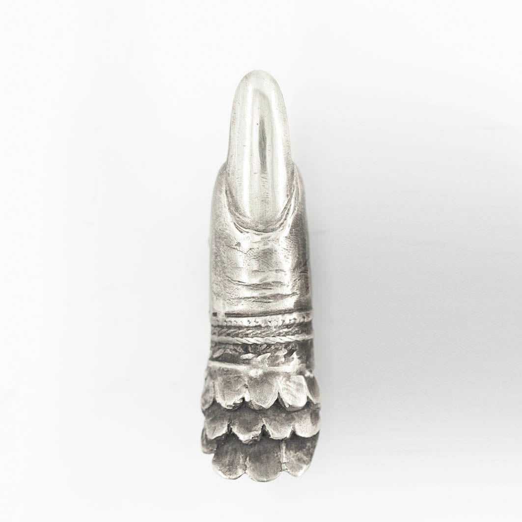 Dragon Finger. Sculpture. Silver. / Smoczy pierscien. Srebro.