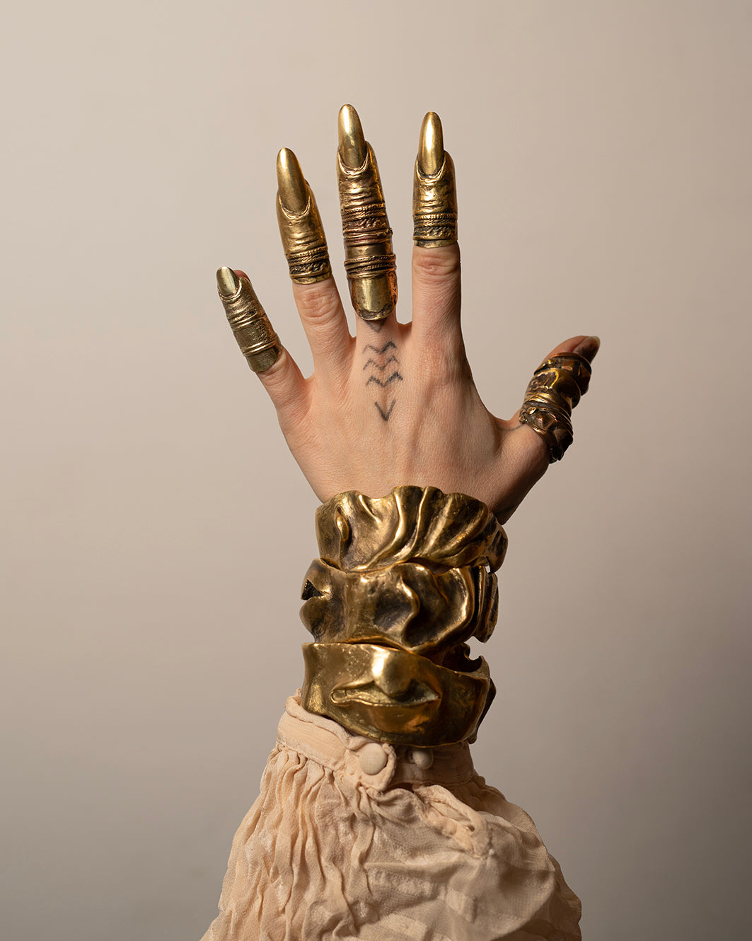 Pinky finger ring. Silver. / Pierscien na maly palec. Srebro.