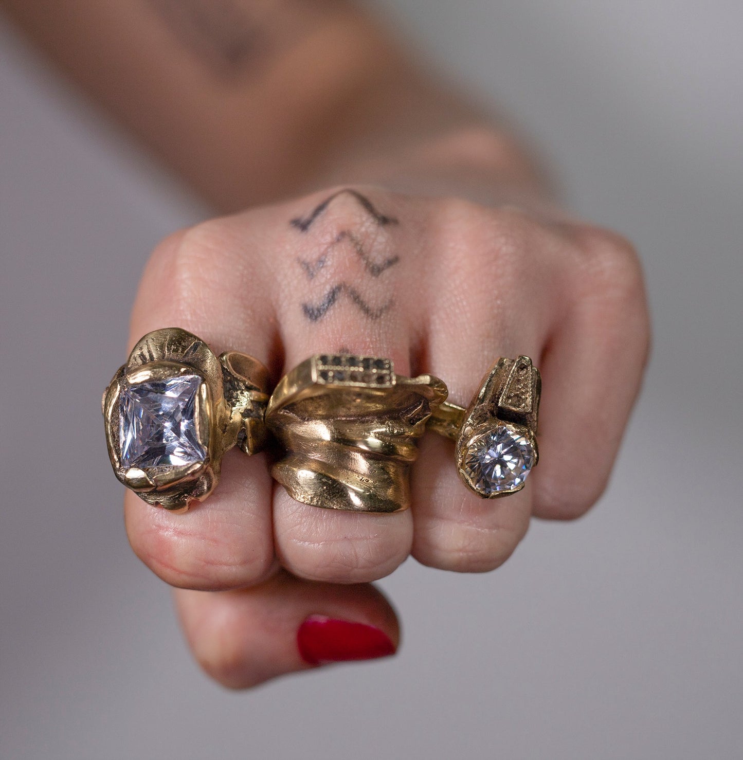 Small ring. Brass. / Maly pierscien. Mosiadz.