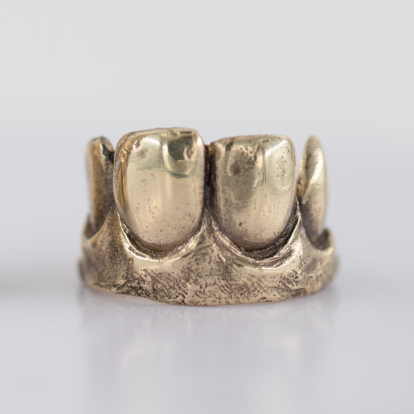 Tooth Fairy, 2 part ring. Brass and silver. / Wrozka Zebuszka, 2 czesciowy pierscien. Mosiadz i srebro.
