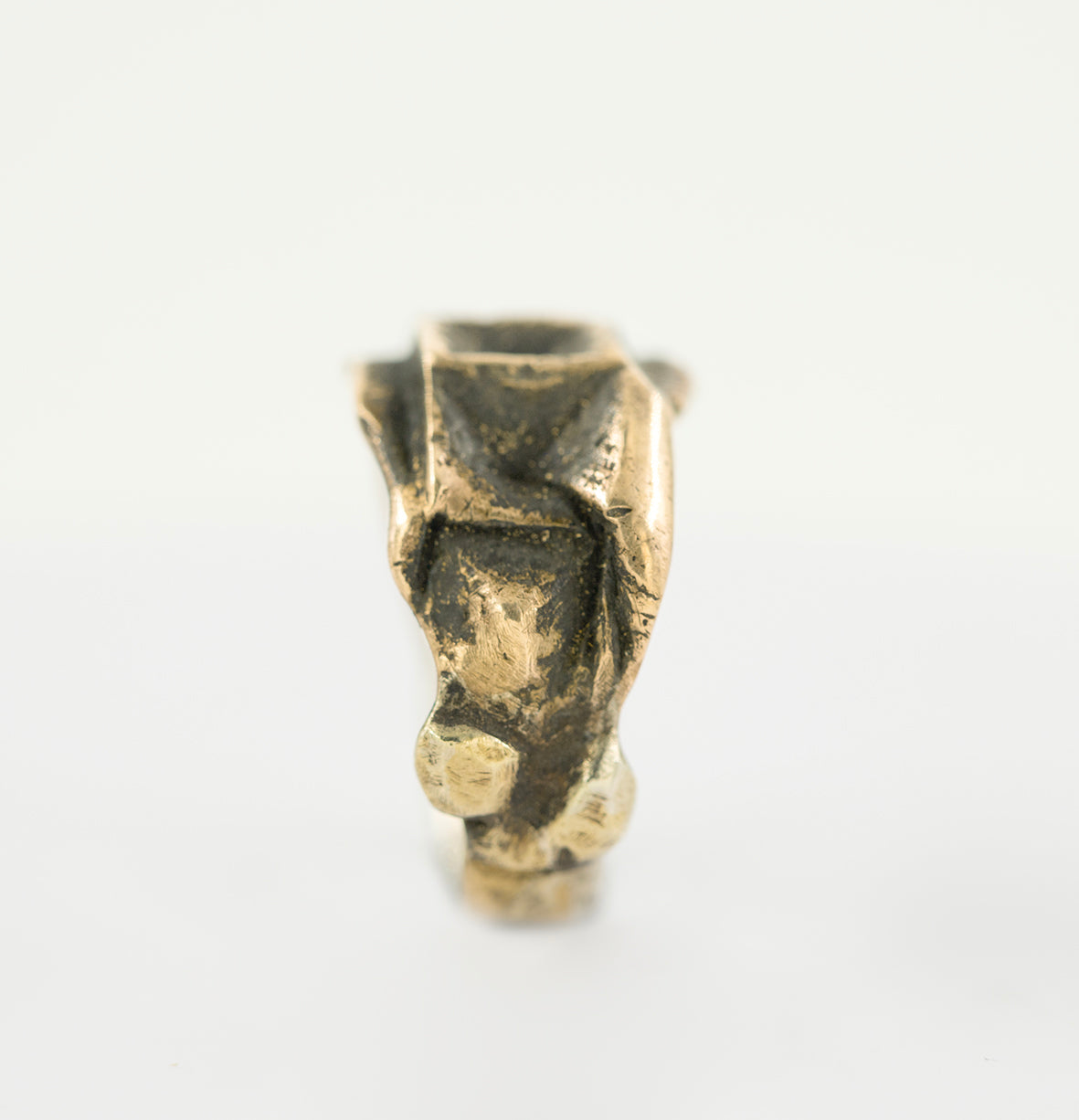 Small ring. Silver and brass. / Maly pierscien. Srebro i mosiadz.