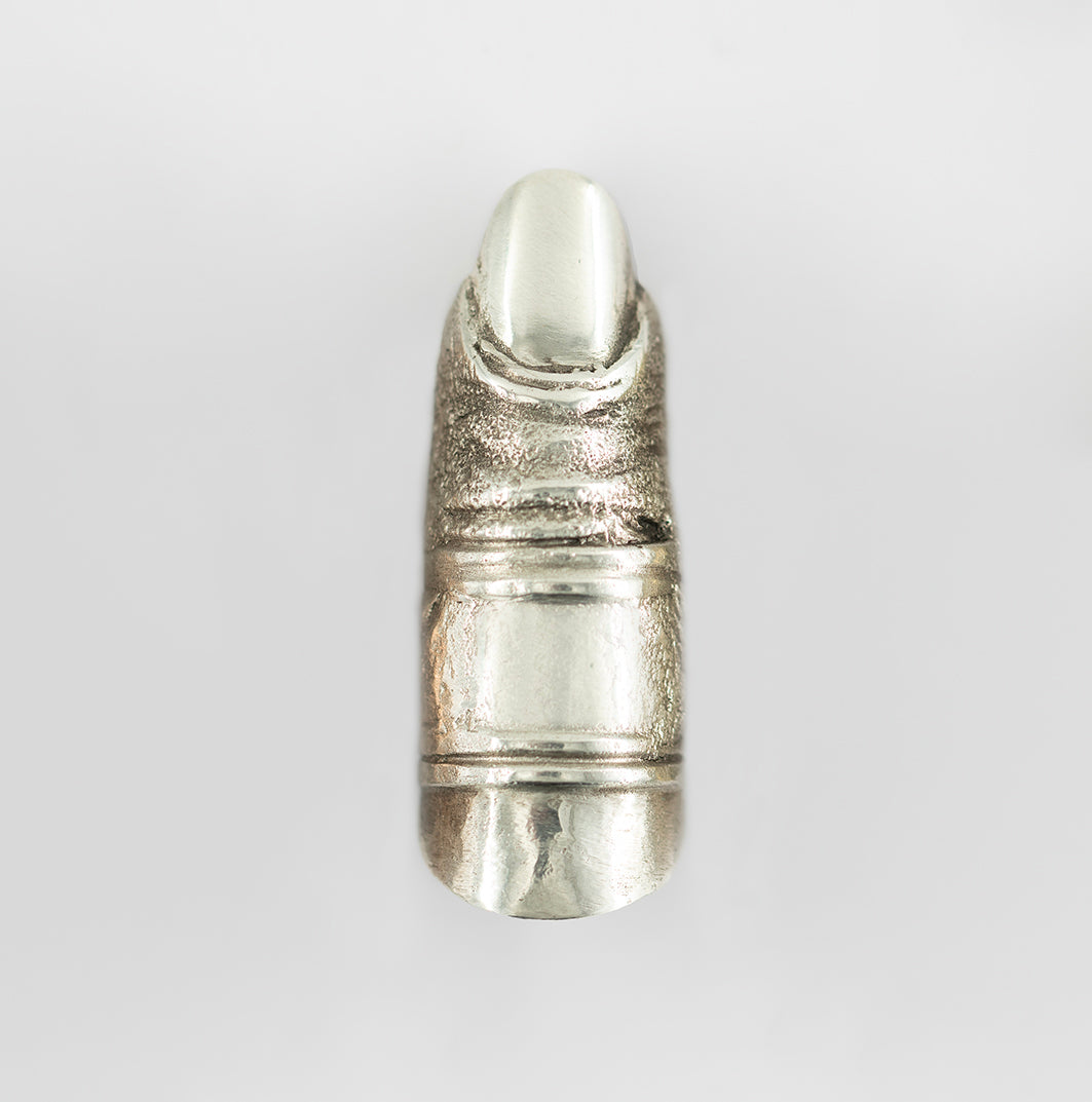 Pinky finger ring. Silver and brass. / Pierscien na maly palec. Srebro i mosiadz.