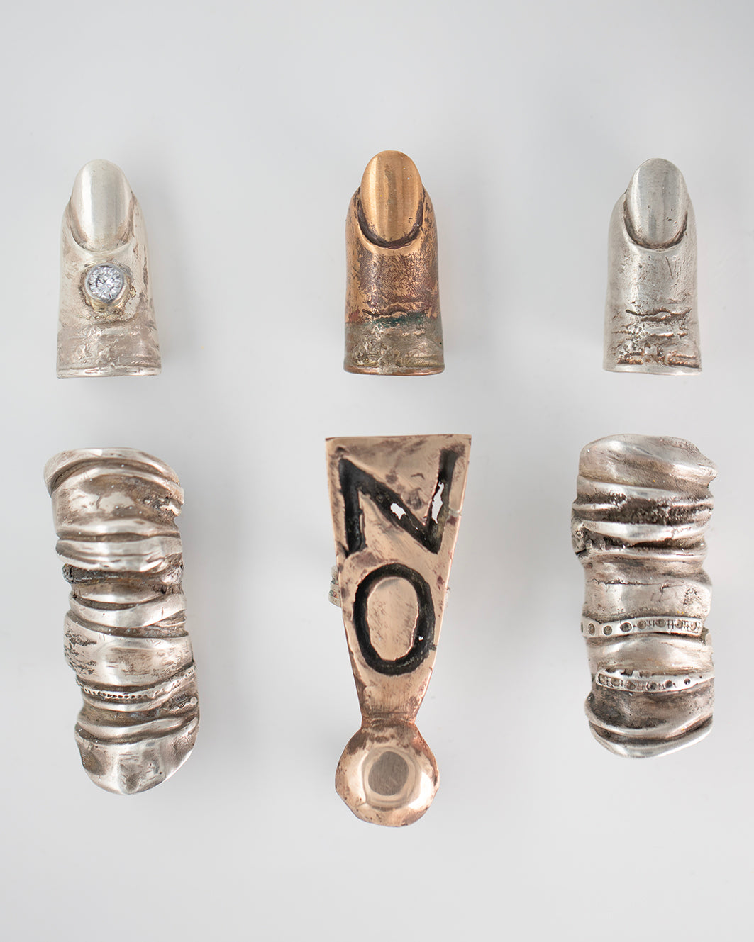 NO ring. Brozne./Pierscien NO. Braz.