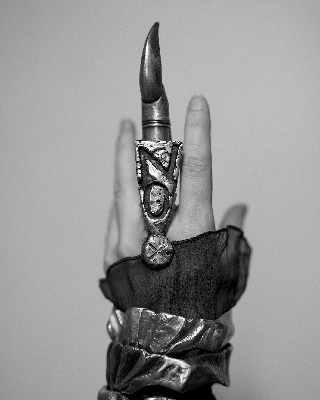 NO ring. Brass./Pierscien NO. Brass.