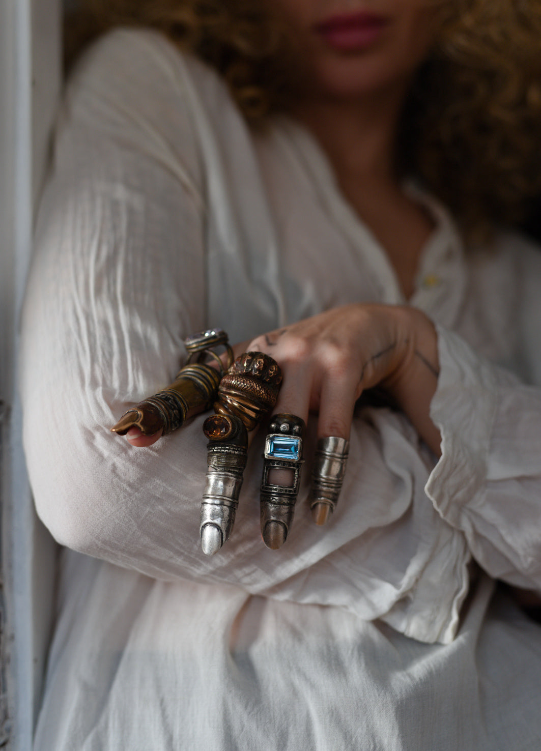 Dragon layer ring. Brass. / Pierscien smoczy warstwowy. Mosiadz.