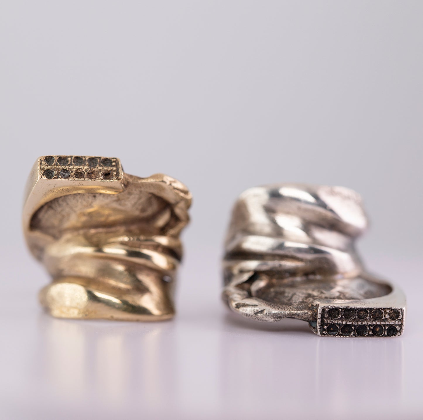 Small ring. Silver and brass. / Maly pierscien. Srebro i mosiadz.